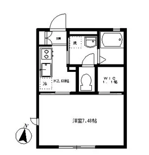 エトワール【1階】の間取り