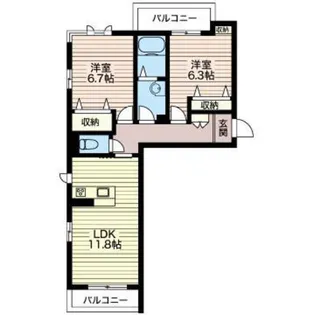 レガーロ【3階】の間取り