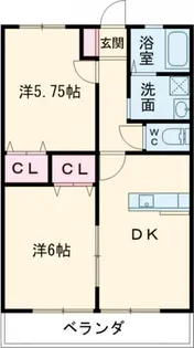 セントリート二番館【1階】の間取り