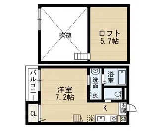chocolat maison【1階】の間取り