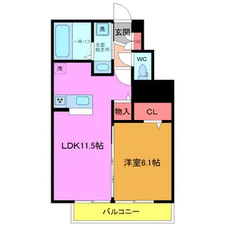 プライム パルス【1階】の間取り