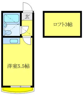 プラザドゥモーリスC棟【2階】の間取り