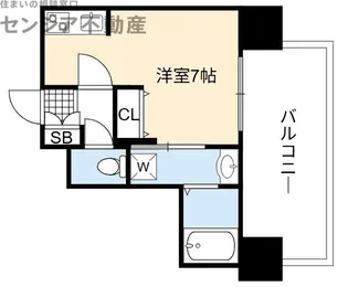 ドゥーエ森ノ宮【2階】の間取り