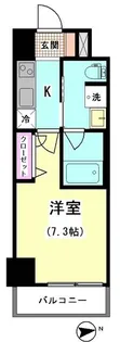 IZM戸越【6階】の間取り
