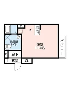 LAUREL宝町【1階】の間取り