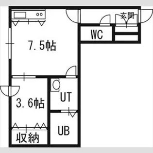 プリマベーラ発寒南【4階】の間取り
