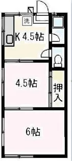 みずほアパート【2階】の間取り