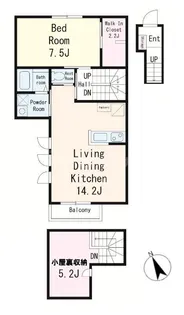 リアン メゾン 市川【2階】の間取り