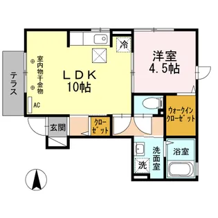デュエット赤堤 ♭【1階】の間取り