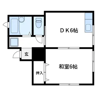 桂荘【1階】の間取り