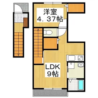 セキドア【2階】の間取り