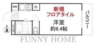 カッサトレス【2階】の間取り