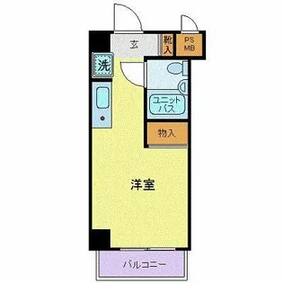 スカイコート世田谷用賀【7階】の間取り