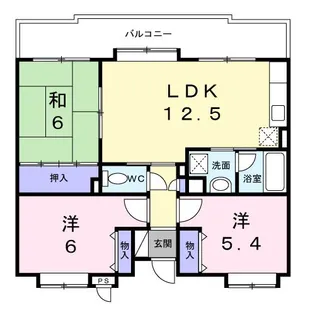 アルカサール東戸塚【3階】の間取り