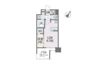 MODERN PALAZZO博多デュオグランデWEST【4階】の間取り