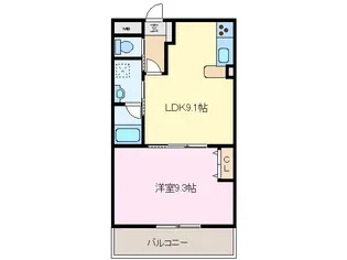 シャトー・グラシューズ【3階】の間取り