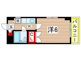 サンライト国立【2階】の間取り