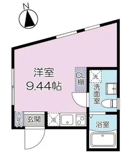 Casa Blanche 武蔵小山【1階】の間取り