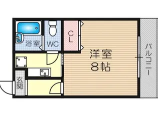 ティーオーコート北野【2階】の間取り