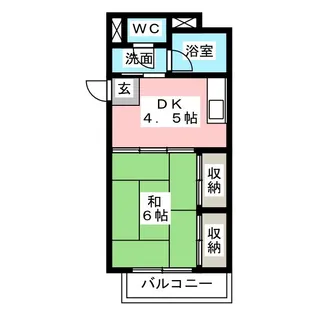 ハイタウンみずほ I【1階】の間取り