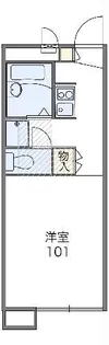 レオパレス一宮【1階】の間取り