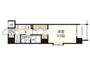 Town tokaichi【4階】の間取り