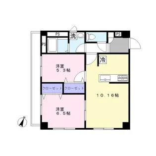 光ビル【2階】の間取り