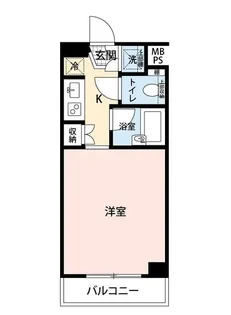 マイナビSTAY早稲田(ルーブル早稲田参番館)【4階】の間取り