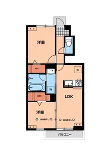 カサフィオーレ【1階】の間取り