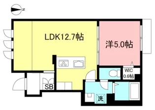 スペリオル駒沢【1階】の間取り
