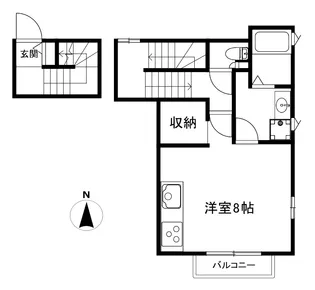 フォレスト・モア【2階】の間取り