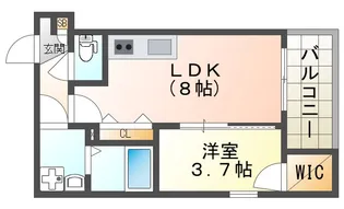 ジーメゾンエトワール西二見【3階】の間取り