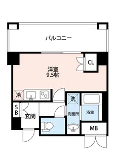 パークナードフィット吹田健都【7階】の間取り