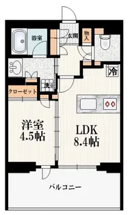 アトラス青山レジデンシャル【3階】の間取り
