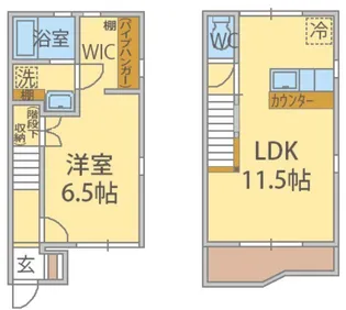 ユーティーハイツの間取り