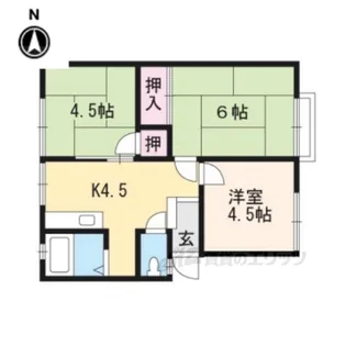 ビューラー西渋川【2階】の間取り