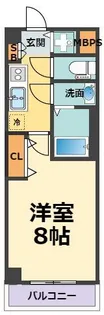 スプランディッド甲子園【5階】の間取り