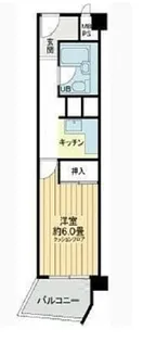 川口寿コーポ【4階】の間取り
