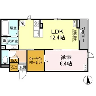 セジュール師岡町【3階】の間取り