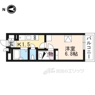 レオパレスグローリー【3階】の間取り