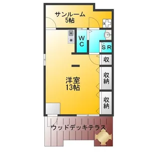 KH賃貸【1階】の間取り