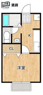 クレールハウス【1階】の間取り