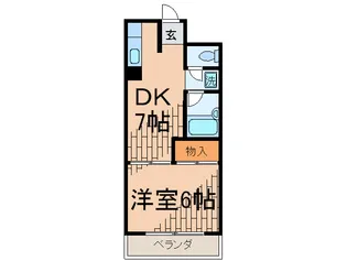 グレイス 若林【1階】の間取り