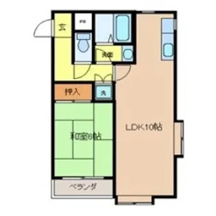 アビーロード【2階】の間取り