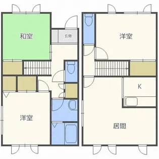 メイプルタウンIの間取り