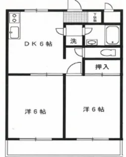 サンライズ欅【2階】の間取り