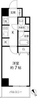 T’s gardenセンター南【8階】の間取り