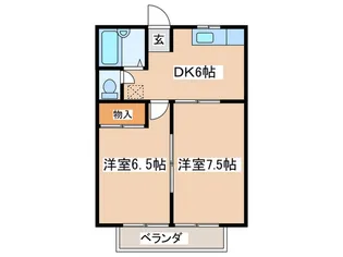 メゾンド・ウルミエール【2階】の間取り