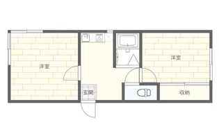 サンプリティ【1階】の間取り