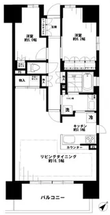 レジデントプレイス西葛西【15階】の間取り